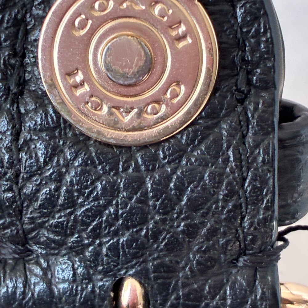 Coach Black Crossbody Bag with Floral Design - Picture 9 of 10